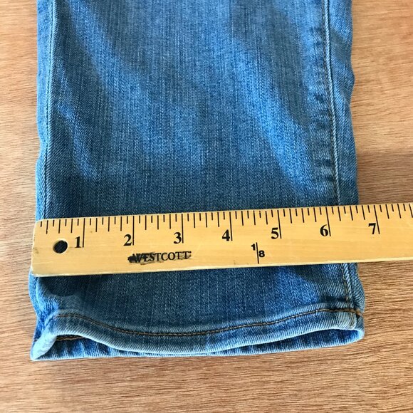 Madewell Pull On Jeans Women 29 Blue High Rise Relax Tapered Stretch Medium Wash - Picture 6 of 13